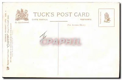 Scena żniw — krajobraz wiejski — Tuck's Post Card, seria 9330 — Rewers