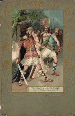 Tristan i Iseult — Bitwa Tristana z Melotem — E.S.D. n° 8162