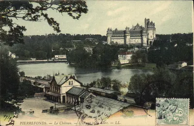 PierreFonds — Le Château — L'Étang et la Gare — LL.