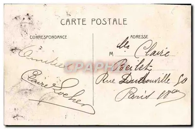 Enghien-les-Bains — Spacer przy jeziorze — wydawca Gaucherel — Rewers