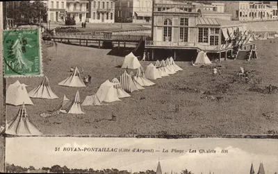 Royan-Pontaillac (Côte d'Argent) — La Plage — Les Chalets — BR