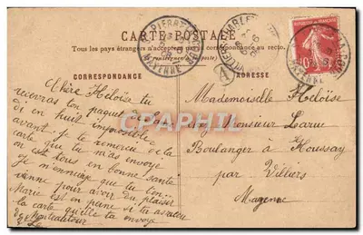 Róże "Gloire de Dijon" — seria C — wydawca Dijon — Rewers