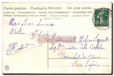 Fiolety w koszyku — Przyjaźń z Laval — wydawca Laval, nr serii nieczytelny — Rewers