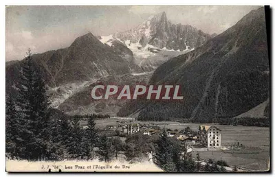 Les Praz et l'Aiguille du Dru — J.J. 74