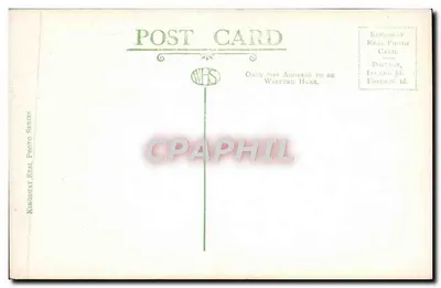 Fontanny w Kensington Gardens — Londyn — seria Kingsway Real Photo n° 7797 — Rewers