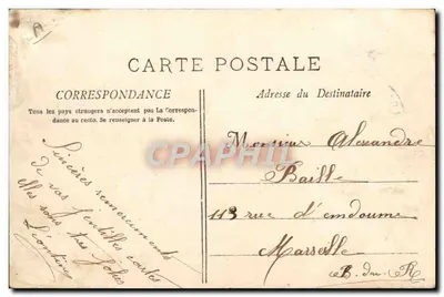 Companhia de desembarque - Descanso - A Cantine volante — A. Bougault, n° 603 — Verso