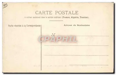 Marina Militare Francese — Canotto Maggiore di Squadra — Collezione A. Couturier, n° 409 — Verso