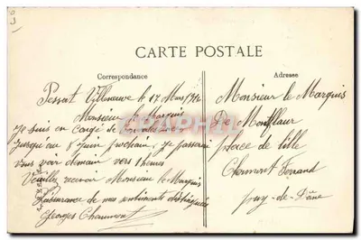 Sự đến của phi công Renaux tại đỉnh Puy-de-Dôme — L'Auvergne Pittoresque, số 212 — Mặt sau