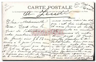 CANNES — Grande Semana de Aviação — 27 Março–3 Abril 1910 — Van DUMAL, Cannes — Verso