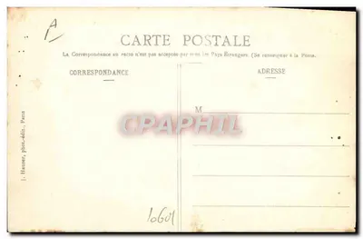 Léon Delagrange a bordo de su avión n°3 — récords del Mundo en Issy-les-Moulineaux el 6 de septiembre de 1908 — J. H. — Reverso