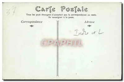Amboise — Panorama mostu i zamek — ND Phot — Rewers