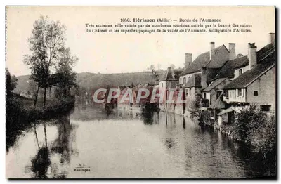 Hérisson (Allier) — Bordas do rio Aumance — B. L. Montluçon