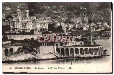 Monte-Carlo — O Casino — O Tiro aos Pombos — LL. — F. Nolw Maison