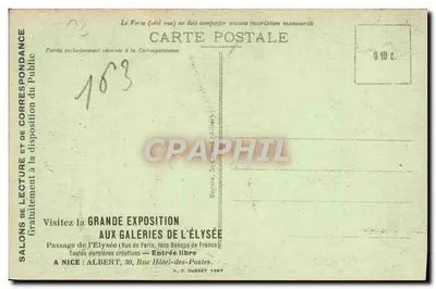 Vichy - Fonte dei Celestini — editore H. Cusset, n° 388 — Verso