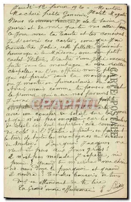 Menton - Annonciata — Wycieczka w okolice Menton — n° 978 — Rewers