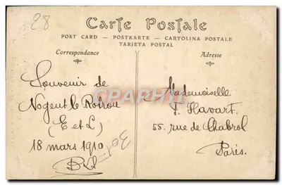 Nogent-le-Rotrou — The Castle of Saint-Jean, South Side — Edition Jules Renoult — Back