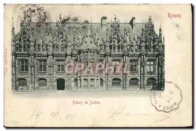 Pałac Sądu — Rouen — wydawca R. & Co. A.D. n° 4573