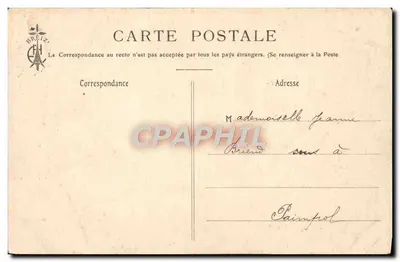 Dwóch postaci w strojach epokowych — Bergamin i Pasquinot — wyd. Breiz — Rewers