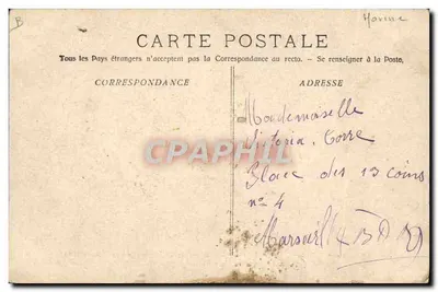 O "Suffren", Cerimônia de Armas — Cerimônia de Entrega de Condecorações pelo Vice-Almirante Gourdon — A. Bougault, n°682 — Verso
