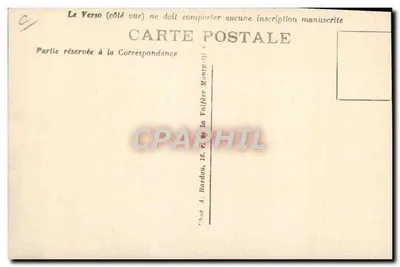 Avión CAUDRON Commercial C-81 — F-ESAI — editor A. Bardou, 16, rue de la Valfère — Reverso