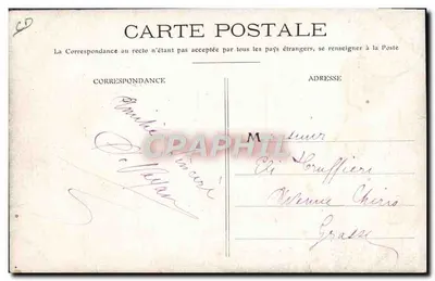 칸 — 대 항공 주간 — 1910년 3월 27일 - 4월 3일 — 바니 담메가 발행 — 뒷면