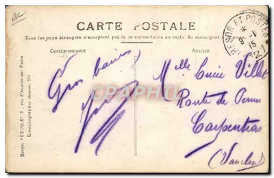 Piloten des Blériot-Teams — Leblanc, Aubrun und Mamet — Circuit de l'Est — Rückseite