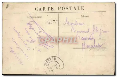 Gran Semana de Aviación — Savary pilotado por Frey — F.P. Paris — Reverso