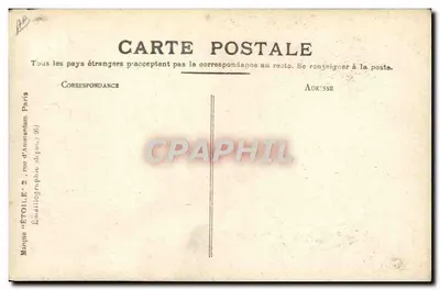Partida de Jacques de Lesseps para a travessia da Mancha — Jacques de Lesseps — Editor Étoile, Paris, n° 69 — Verso