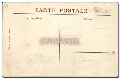 Monoplan Blériot pilotado por Garros — serie 1512 — J. Hauser, París — Reverso