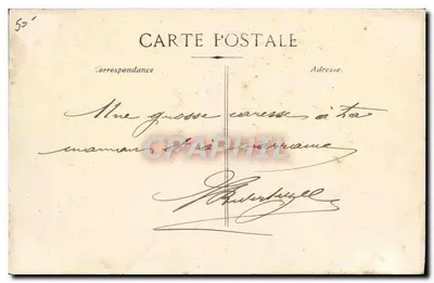Nieuport — Monoplan Nieuport em voo na Baía diante da Cidade — E.L.G. 115 — Verso