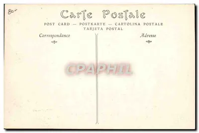 A Conquista do Ar — Voo histórico de Wilbur Wright no Camp d'Autours — Cliché Brana — Verso