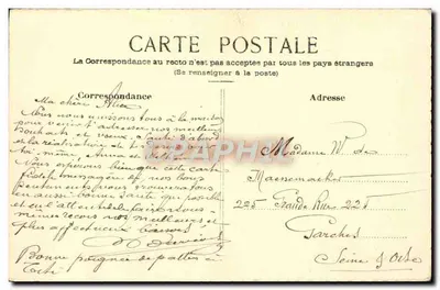 Rosier — tekening met potlood — H. Bannier, 1934 — Achterkant
