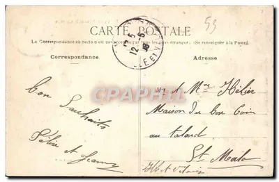 La Vallée — Stary Most i Zamek — kolekcja P. i P. — wydawca nie widoczny — Rewers