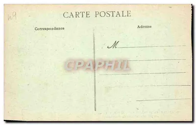Angers — Allgemeiner Blick auf den Jardin du Mail — E. V. V. — Nr. 100 — Rückseite