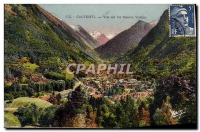 Cauterets — Vue sur les Hautes Vallées — Edition photo Quinault