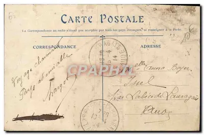 Tarbes — O Castelo — Editor F. Lo Edit. — Verso