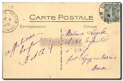 Metz — Katedra (strona wschodnia) — Wydanie specjalne P. Mads, Metz, nr 32 — Rewers