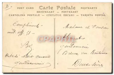 História da Aviação — Voo de Louis Blériot no Monoplano Blériot — Ofertado pelo 'Petit Parisien' — n°225 — Verso