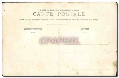 Ajaccio — Grotta Napoléon — Zbiór L. Cardinali — Rewers