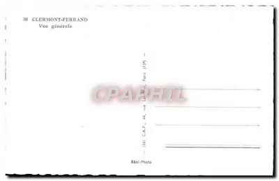 Clermont-Ferrand — Algemene uitzicht — C.A.P., 44, rue Lefebvre, Parijs — Achterkant