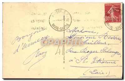 एन्नेकी के झील — टैलोइयर और टोरॉन के चैपेल के दृश्य — एडिटर कैप, संख्या एलएल 151 — पीछे