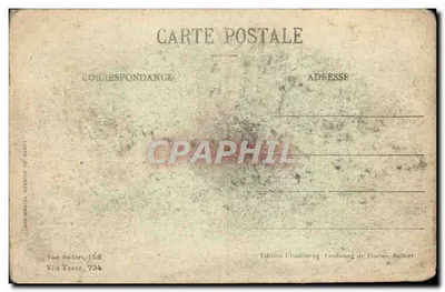 Thann - Plein de la Fête - Gemeentehuis en Cure — Achterkant