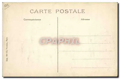 Incontro a Reims, Settembre 1913 — Rifornimento dell'apparecchio di Brindejonc des Moulinais — Imp. Ch. Verneau, Parigi — Verso