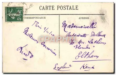 Aviação — Morane sobre Monoplan Blériot — LL. — LL. — N° 125 — Verso