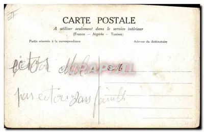 Bieleovucie en vol sur biplan Voisin dit Le Canard — éditeur Carte Postale — Rückseite