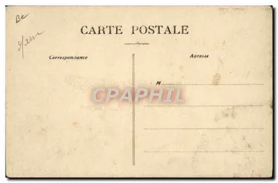 Latham en planchado — Segunda Gran Semana de Aviación de Champagne (4 de Julio de 1910) — Librería L. Michaud, Reims — Reverso