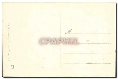 Bagnères-de-Bigorre - Panorama sulla città, la valle e il picco del Mili — Héloïgrevure Frères, Toulouse, n°25 — Verso