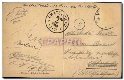 Clervaux — A Igreja da Abadia — Clervaux — Verso