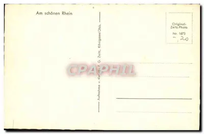 Koblenz a. Rh. — vista panoramica da un promontorio — Fot. F. G. Zeitz, Nr. 1673 — Verso