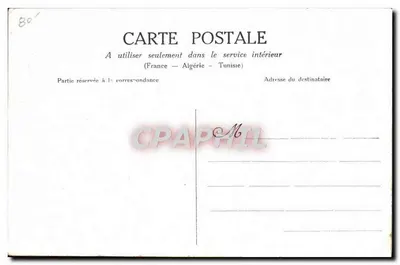 Pilota Vidart su monoplano Deperdussin — cartolina postale francese — Verso